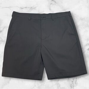 PGA TOUR‎ Flat Front High Rise Pocket Grey Golf Shorts Men's Size 38 Waist